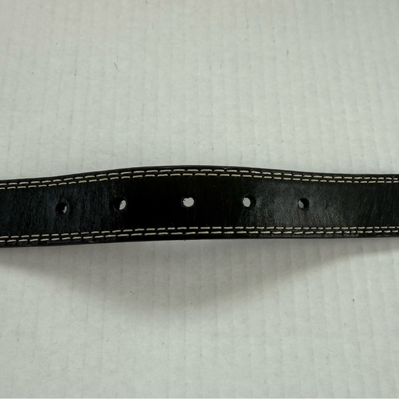 Paul Harris Elegant Black Leather Women\'s Belt Size M main image 7